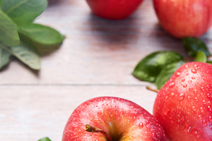Fresh red gala apples, a Food & Drink Photo by Olena Rudo
