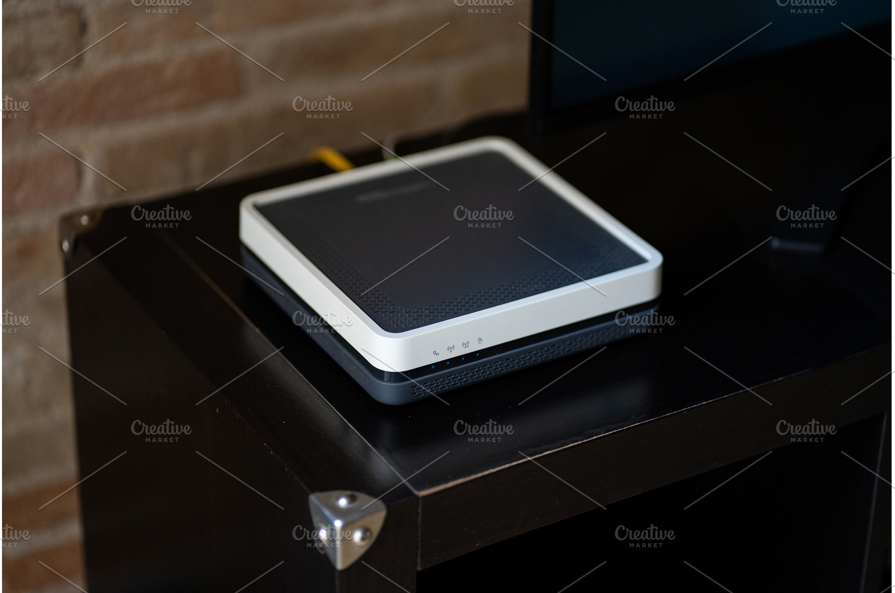Router modem providing wireless, a Technology Photo by volodymyrshtun13795