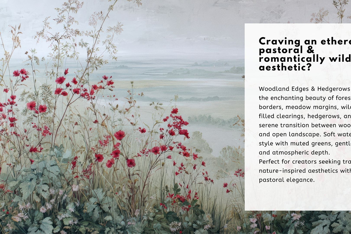 30+ Woodland Edges & Hedgerows, a Decorative Illustration by Virgo Studio (Photo 2 of 6)