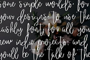Hand Drawn Script Font Cashly, a Script Font by Aloha Philly (Thumbnail 4 of 4)