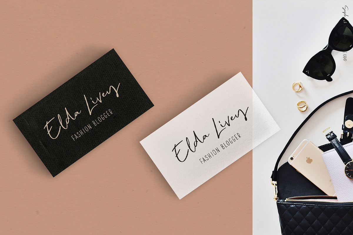 Sophia Reign signature font duo preview 2