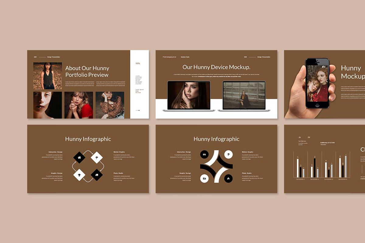 Hunny Creative Presentation Template, a Presentation Template by Analogous Temp (Photo 4 of 5)