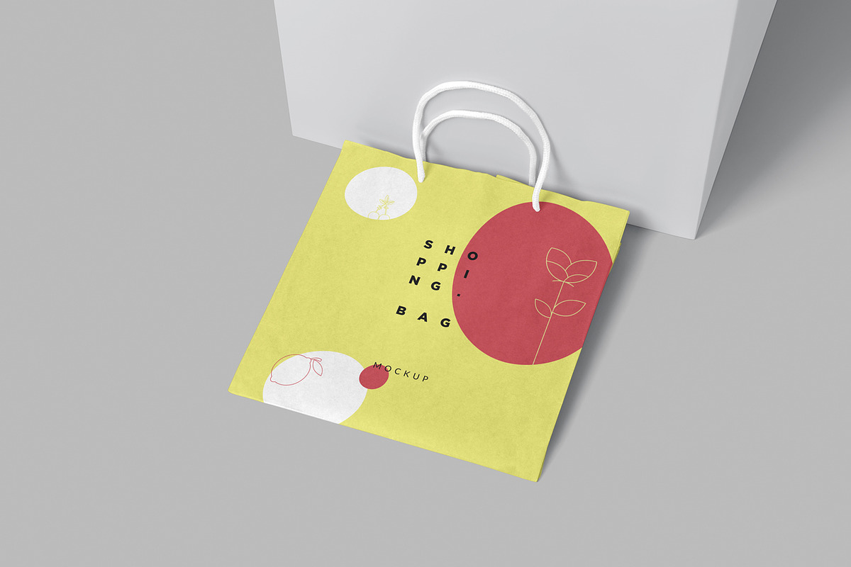 Kraft Paper Shopping Bag Mockups, a Packaging Mockup by DesignNeutrons (Photo 5 of 7)