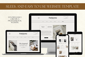 Showit Website Template Entrepreneur