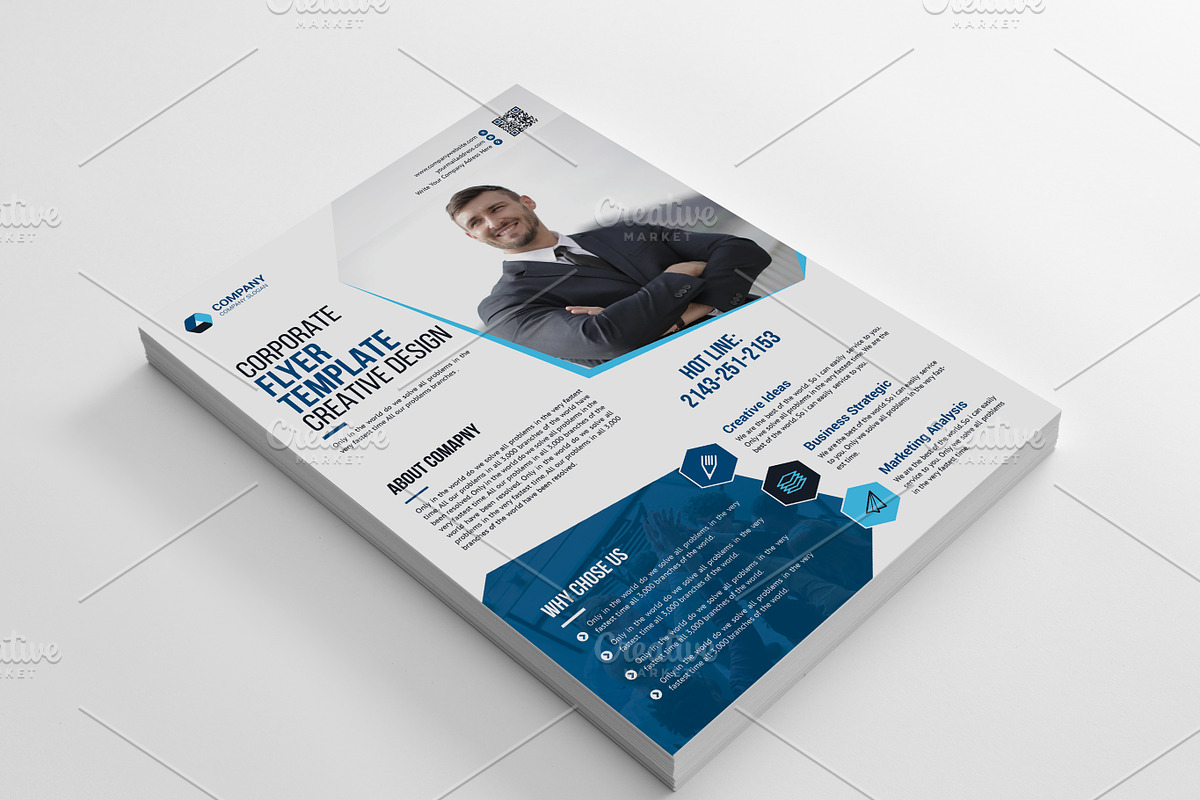 Corporate Business Flyer, a Flyer Template by NextThemes (Photo 2 of 5)
