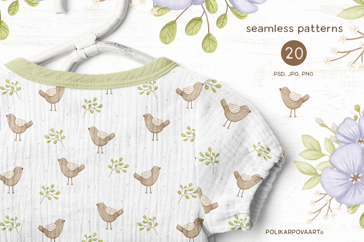 Spring Time. Delicate collection, an Animal Illustration by polikarpovaart (Photo 6 of 13)
