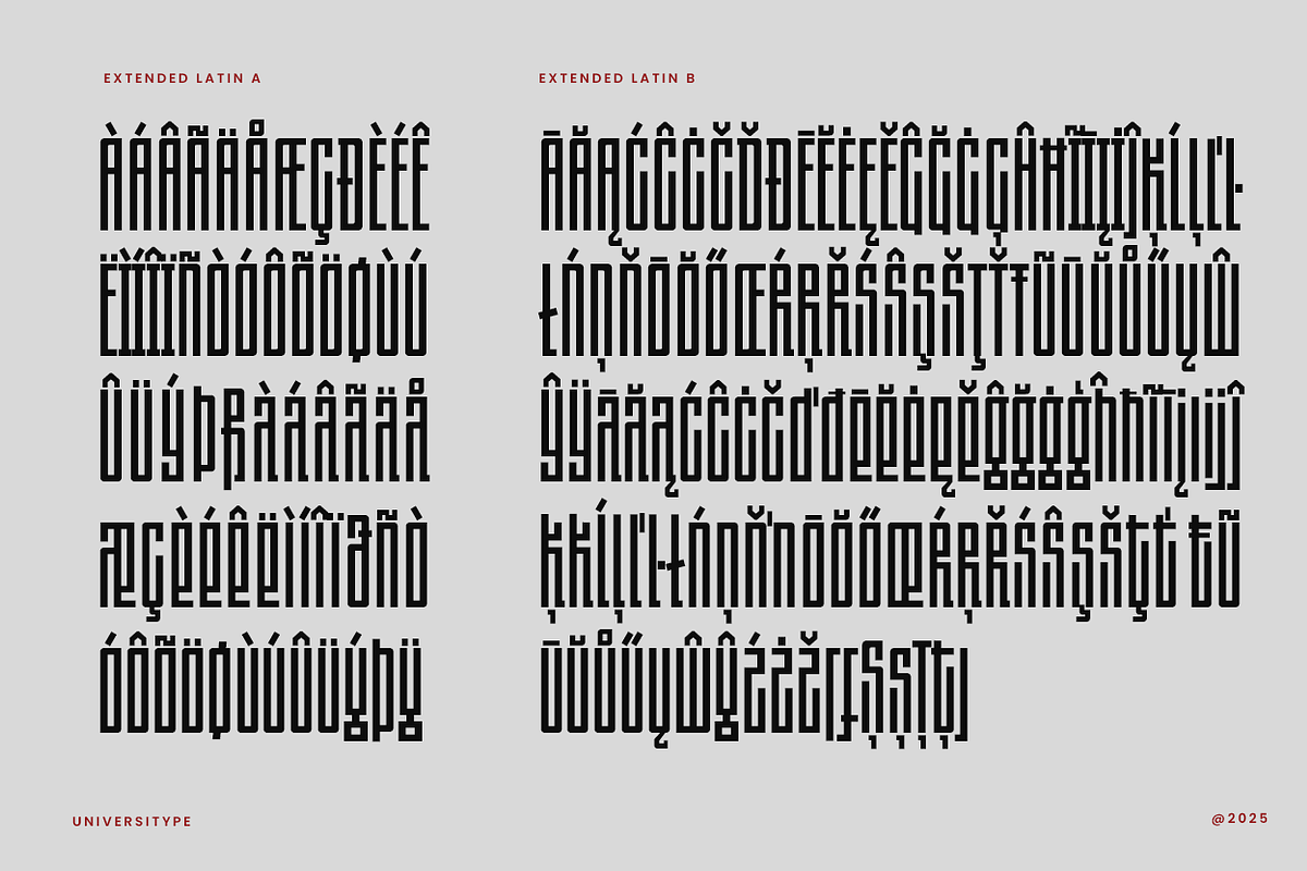 UT Arabikufi - A Latin Kufi Font, a Sans Serif Font by Universitype (Photo 2 of 11)
