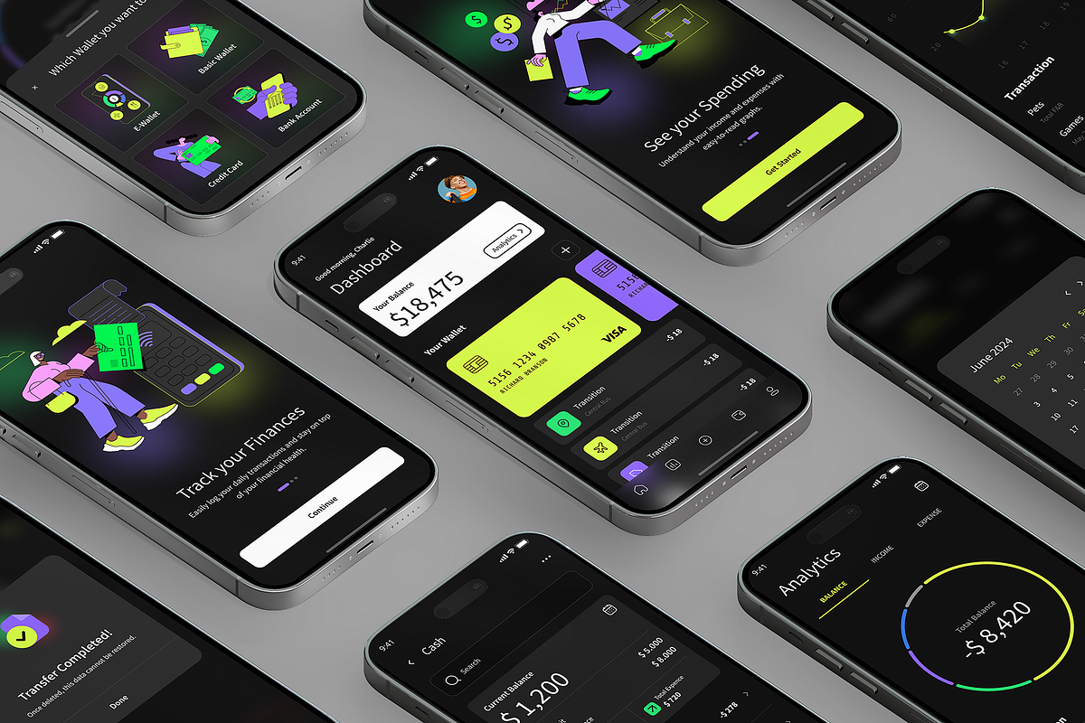 Online Banking Ui Kit, an UI Kit Template by Julia Shagofferova (Photo 5 of 6)