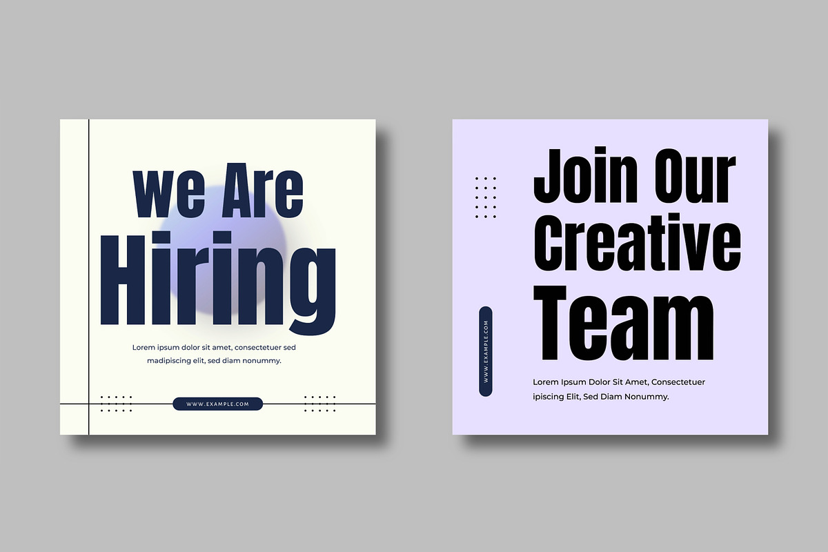 Job Hiring Social Media Post, a Social Media Template by MightyDesign (Photo 3 of 8)