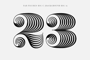 Fab Figures Typeface Set