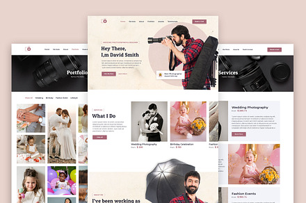Photography website template HTML, a HTML Template by App Innovation