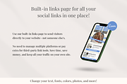 Stan Store Sales Page Canva Website, a Landing Page Template by GlamWebDesigns (Thumbnail 5 of 9)