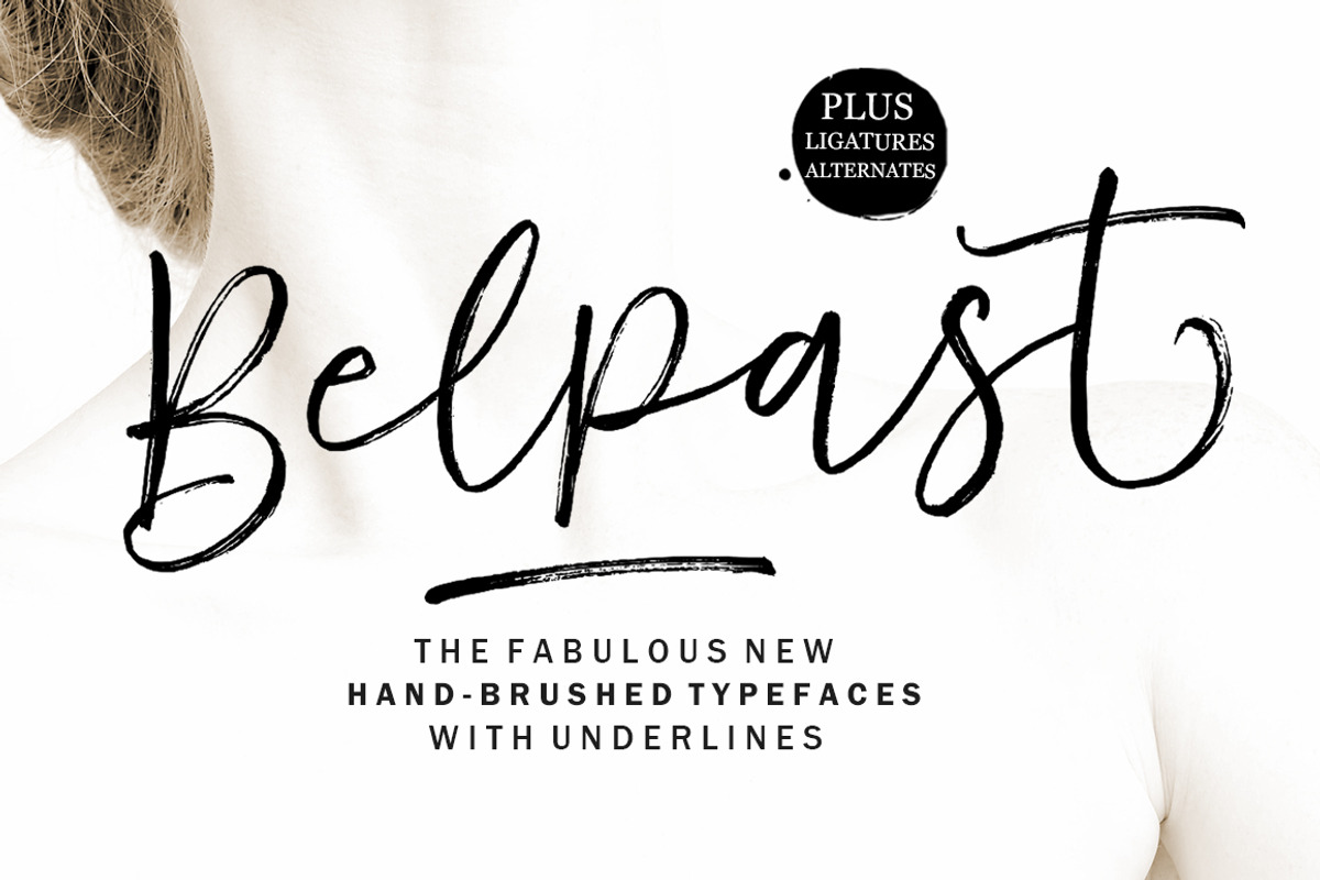 Belpast, a Script Font by Youngtype.Std (Photo 1 of 7)