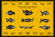 18 Trippy Hand-Drawn Vector Fish, an Animal Illustration by Fuzzy Poet by DG2 (Thumbnail 2 of 4)