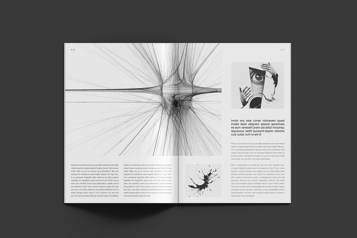 Book Title Layout Design Template, a Brochure Template by StyleArt (Photo 6 of 21)