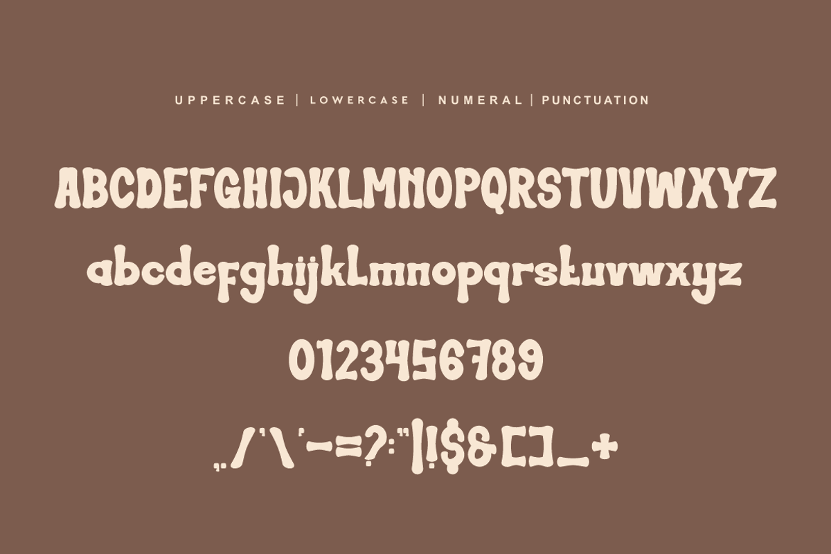 Funny Madone - Groovy & Cute Font, a Handwritten Font by QR Design Studio (Photo 6 of 7)