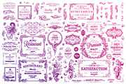 600+ Vintage Frames and Emblems, a Decorative Illustration by Anna Ozerina (Thumbnail 2 of 11)