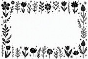 Whimsical Hand Drawn Floral Set, an Illustration by jahid234 (Thumbnail 9 of 10)