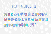 PRETTY WEIRDO pixel display font, a Symbol Font by Elena Choo (Thumbnail 2 of 9)