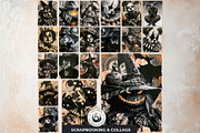 Vintage Dark Halloween Digital Paper, a Seasonal Illustration by ThatsDesignArt (Thumbnail 11 of 16)