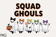 Squad Ghouls PNG Halloween, an Illustration by Black Bird Studio (Thumbnail 1 of 4)