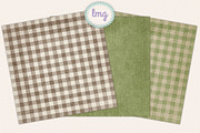 Country Gingham Scrapbook Papers, a Pattern Graphic by Lavender Mint Graphics (Thumbnail 2 of 5)