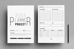 Project Planner Template Design