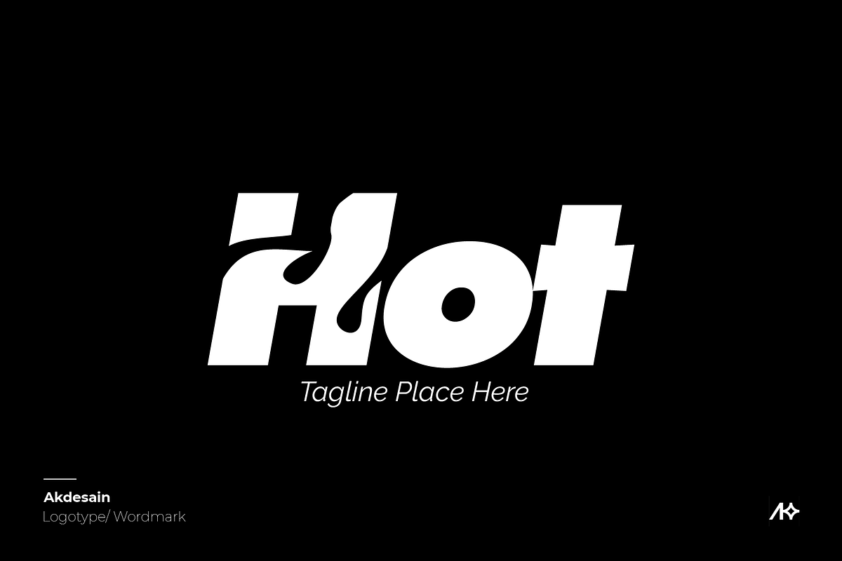 Hot Wordmark Logo, a Branding & Logo Template by Akdesain