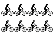 Woman Cyclists on Road Bikes, an Illustration by Amazin_art (Thumbnail 5 of 9)