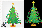 Faux sparkly glitter Christmas tree, an Illustration by Daily.Designs (Thumbnail 2 of 5)