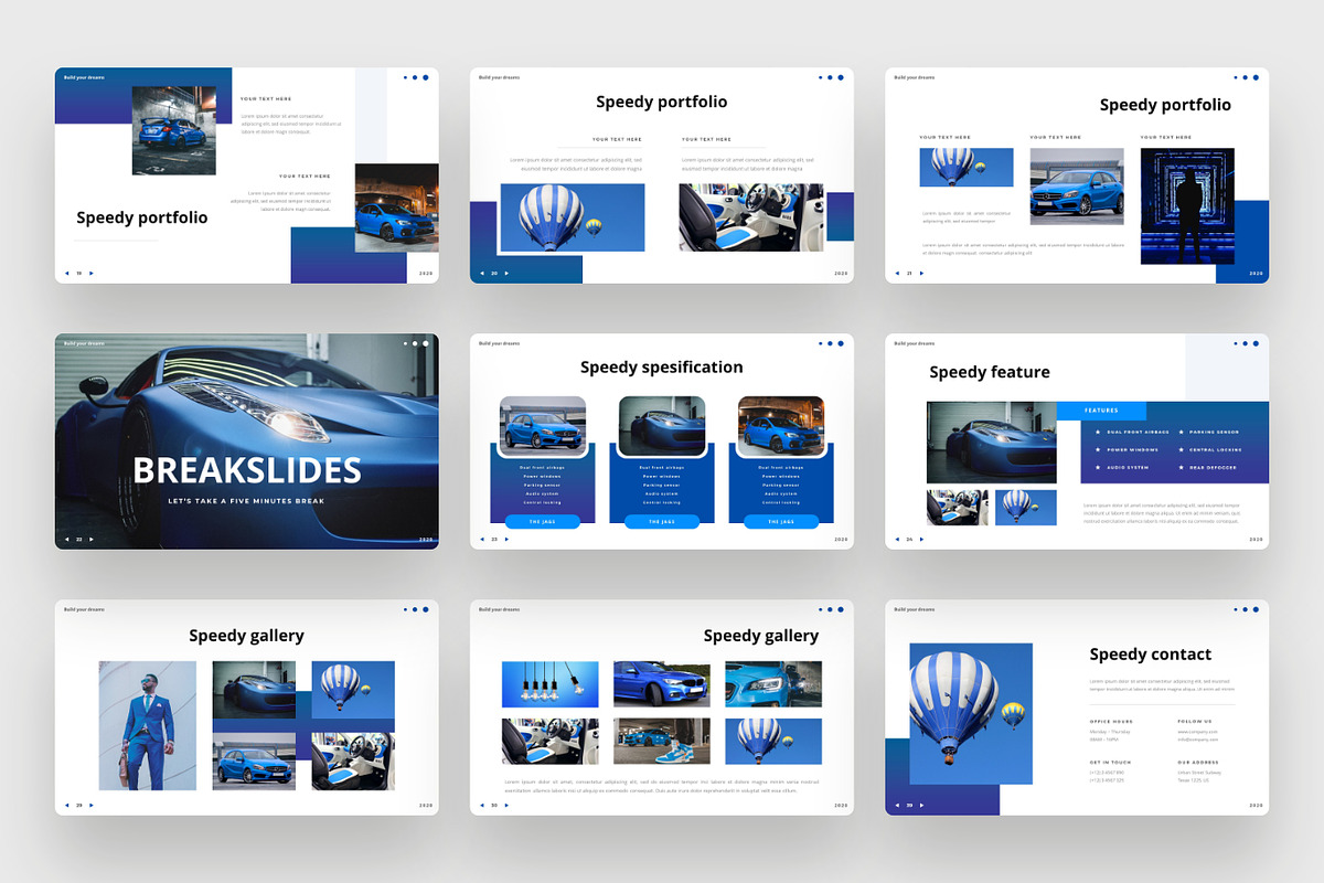 Speedy - Car Keynote Template, a Presentation Template by BeadyLab (Photo 4 of 6)