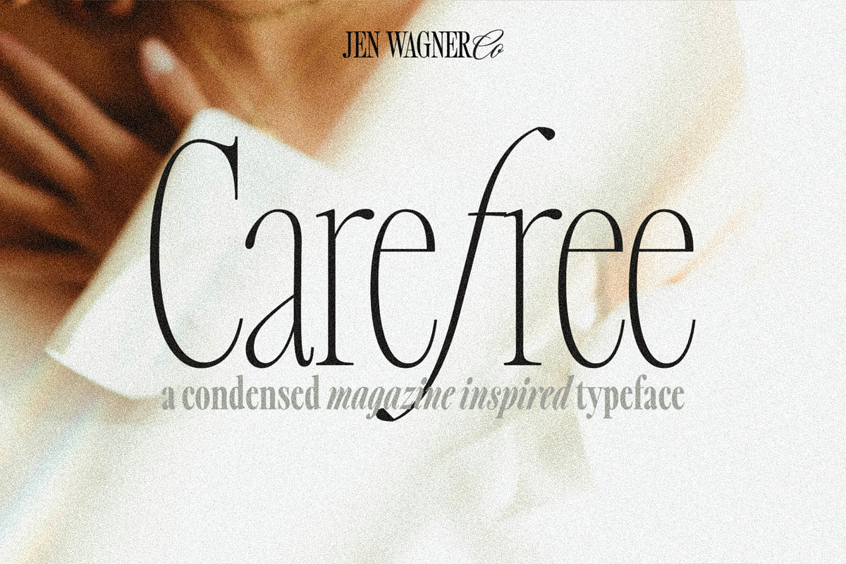 Carefree | A Crisp 16-Font Serif, a Serif Font by Jen Wagner Co (Photo 1 of 17)