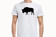 Bison Silhouette SVG, an Animal Illustration by newminddesign (Thumbnail 6 of 10)