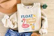 Float Drink Tan Repeat Shirt, an Illustration by SharpMarketplace (Thumbnail 8 of 9)