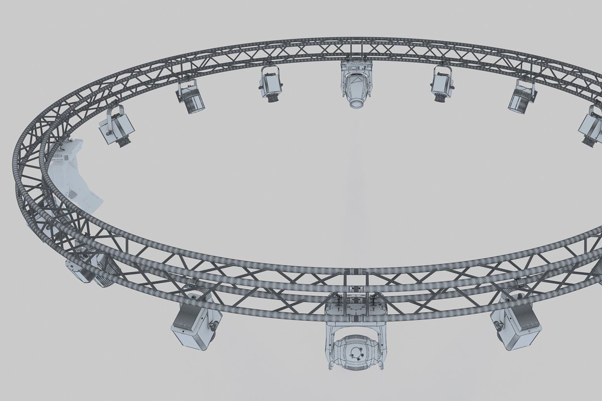 Circle Square Truss 700cm-StageLight, a Templates & Theme by akerStudio (Photo 7 of 21)