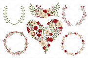 Christmas Wedding Vector Collection, an Illustration by Amanda Ilkov (Thumbnail 3 of 4)