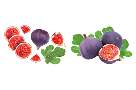 fig fruits isolated on white, a Food & Drink Photo by NataPhoto