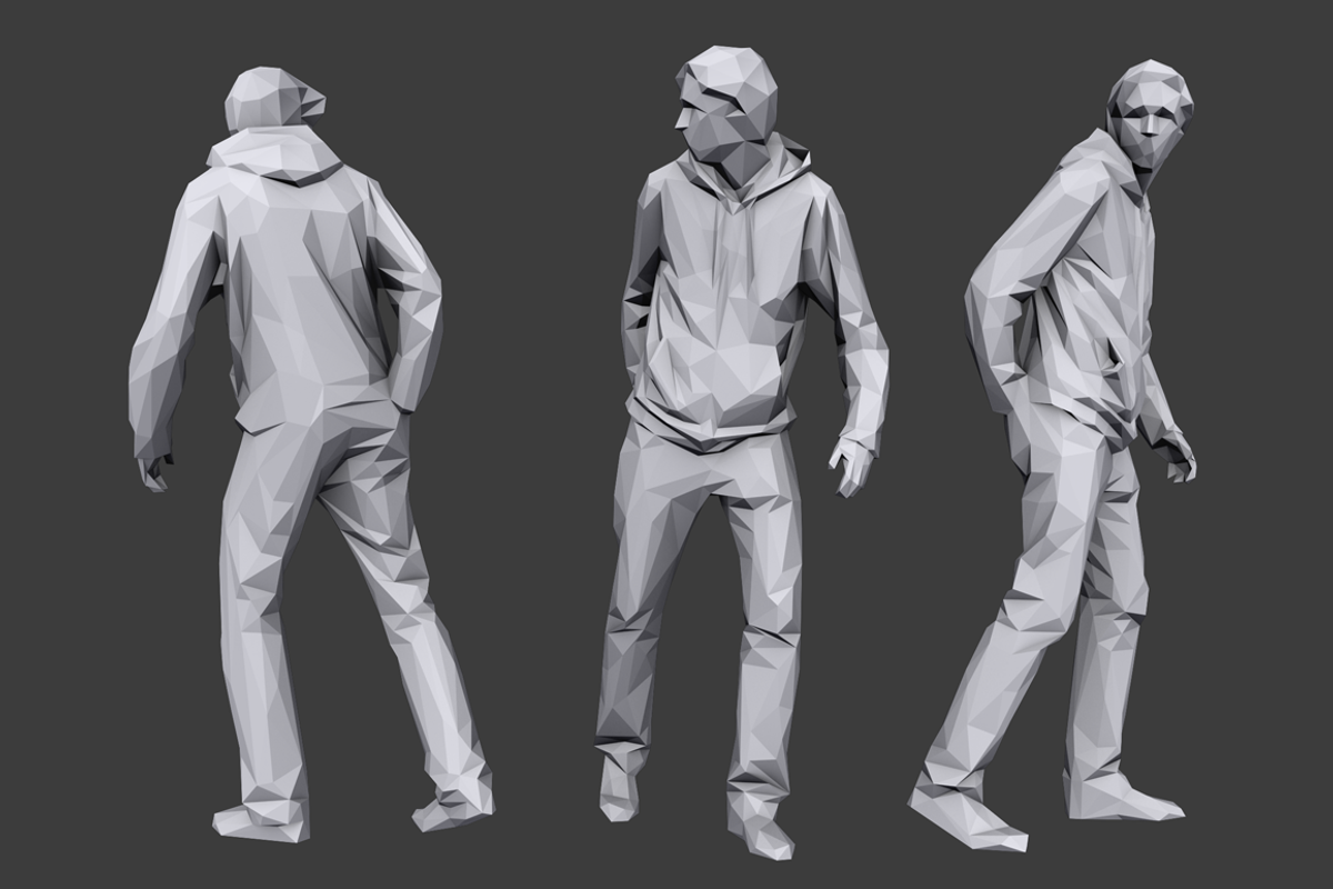 Lowpoly People Casual Pack Volume 10, a Characters & Person 3D Model by Kanistra Studio (Photo 8 of 8)