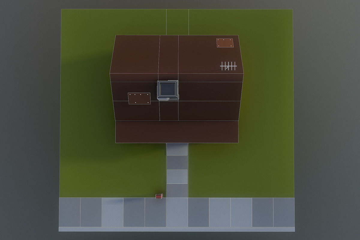 Low Poly Old house, an Architecture 3D Model by Midgardians (Photo 13 of 13)