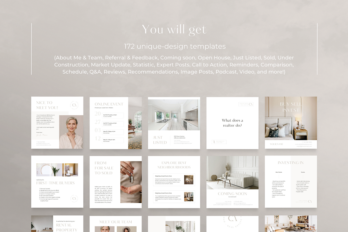 400 Real Estate Post Templates, a Social Media Template by EstateElements (Photo 4 of 10)