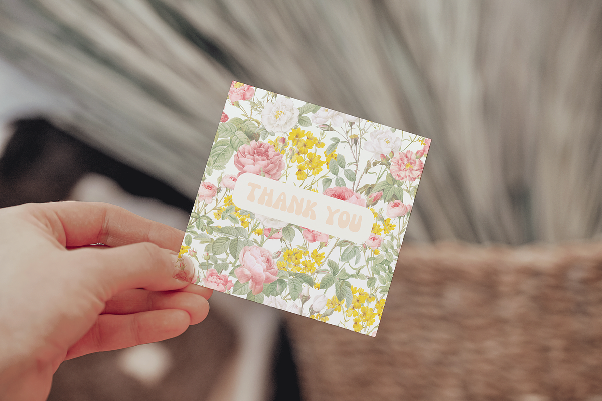 Thank you card for Canva template, a Flyer Template by Hellohastore (Photo 4 of 9)