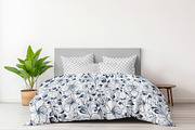 Bed linen and pillow mockup, an Advertising Mockup by My Mockup (Thumbnail 2 of 3)