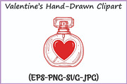 Whimsical Hand-Drawn Valentine SVG, a Seasonal Illustration by Gfx Expert Team (Thumbnail 8 of 15)