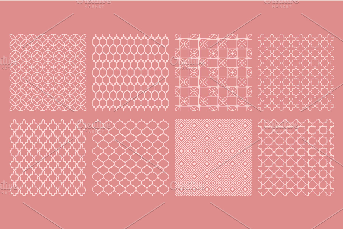 8 Seamless Classic Patterns Set, a Pattern Graphic by Lianella's Shop (Photo 2 of 2)