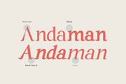 Andaman an Experimental Serif Font, a Serif Font by Lettertype Studio (Thumbnail 2 of 15)