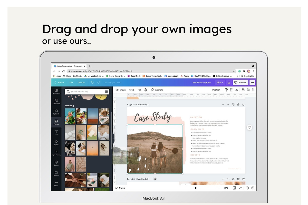 Boho Webinar, Course, Presentation, a Presentation Template by Cultive Creative (Photo 7 of 13)
