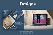 Editable Clothing 5 Poster PK, a Branding & Logo Template by Aban's World (Thumbnail 6 of 7)