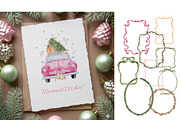 Watercolor Christmas Wonderland, an Object Graphic by Kattypainting (Thumbnail 2 of 6)