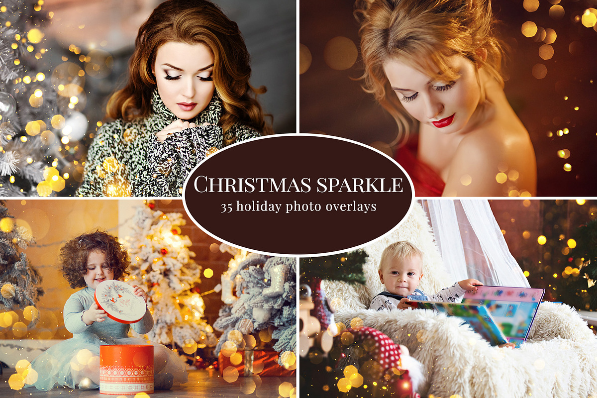 Christmas Sparkle photo overlays, a Layer Style Add-On by BrownLeopard (Photo 1 of 5)