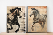 Dynamic Horse Duo Art Prints, an Object Illustration by Digital Xpress (Thumbnail 3 of 3)